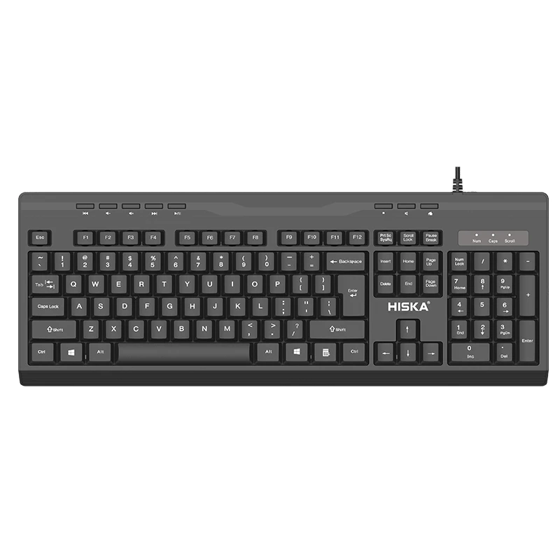 کیبورد سیم دار هیسکا HX-KE200