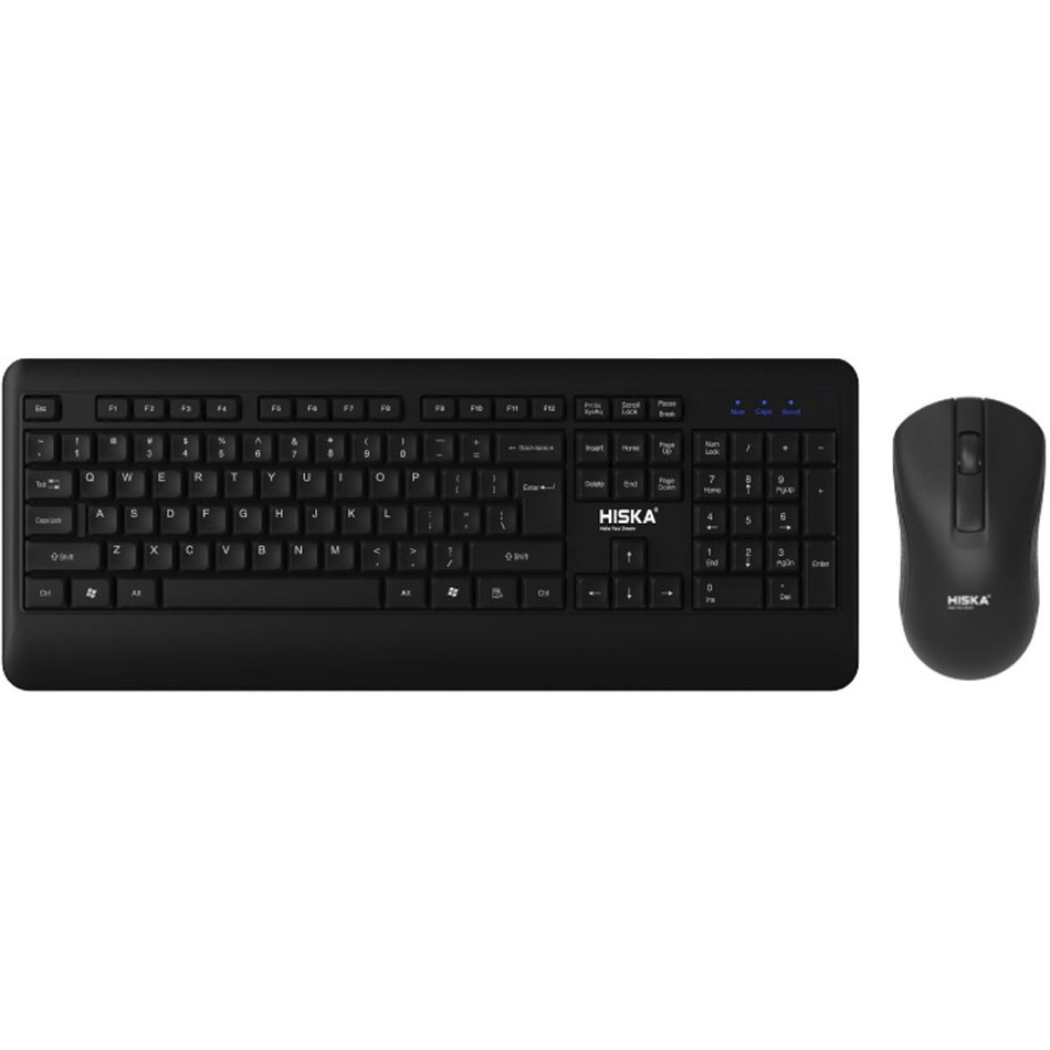 کیبورد و موس بی سیم هیسکا HMK-15W