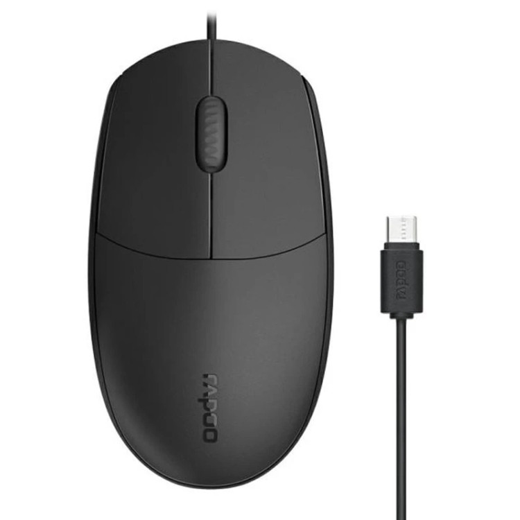 موس سیم دار تایپC رپو N100C