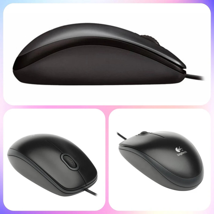 موس سیم دار لاجیتک B100