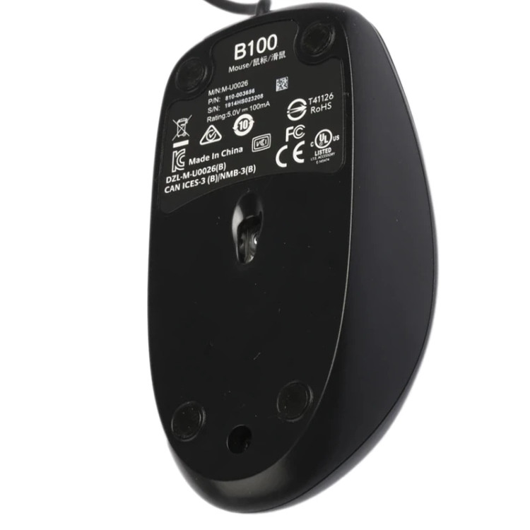 موس سیم دار لاجیتک B100