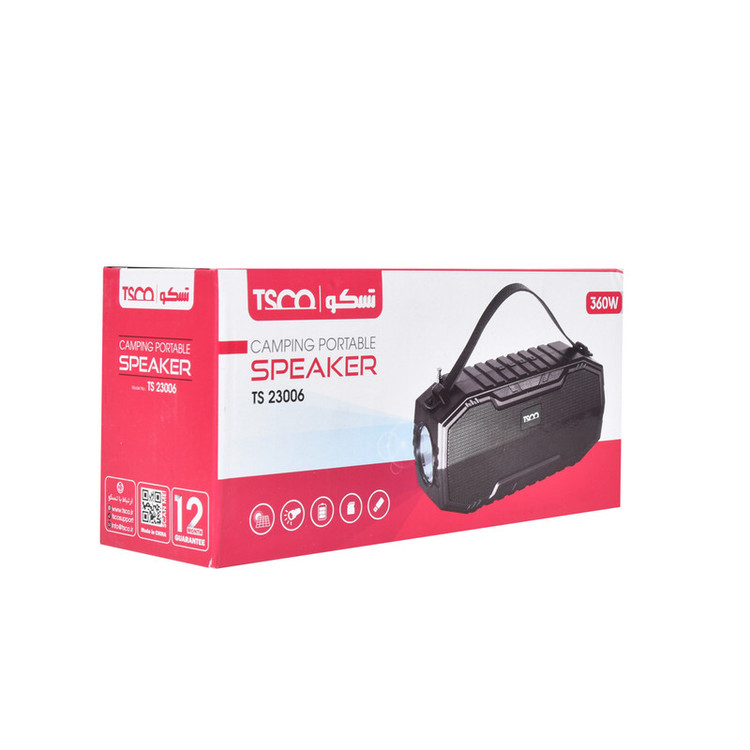 اسپیکر بلوتوثی تسکو باپنل خورشیدی TS 23006