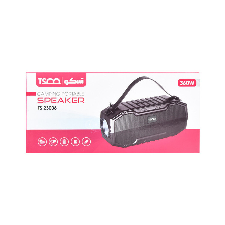 اسپیکر بلوتوثی تسکو باپنل خورشیدی TS 23006