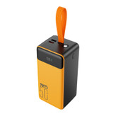 پاوربانک 22.5 وات تسکو مدل TP 5001 ظرفیت 50000 میلیآمپرساعت به همراه سه کابل متصل USB-A، USB-C و لایتنینگ