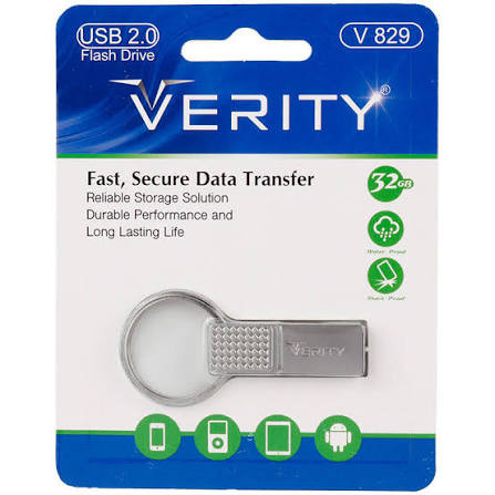 فلش مموری وریتی مدل V 829 ظرفیت 32 گیگابایت