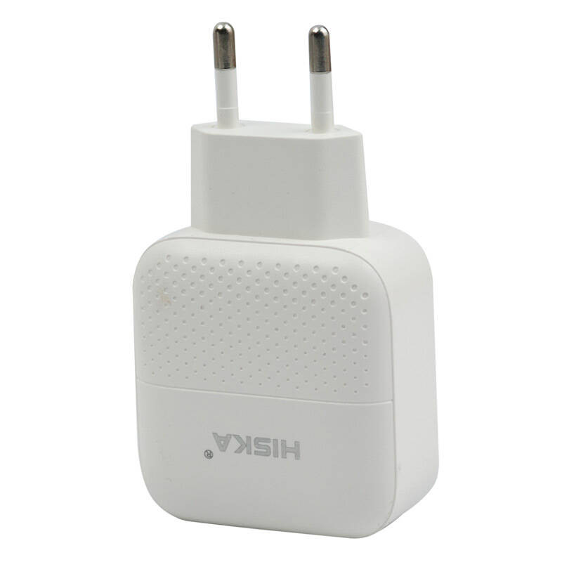 شارژر دیواری هیسکا مدل H-111Q به همراه کابل تبدیل microUSB