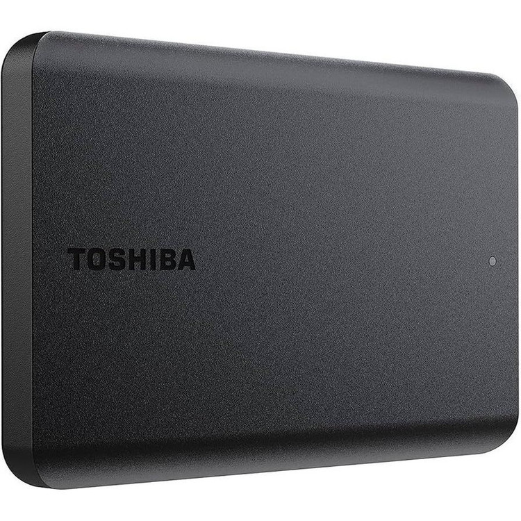هارد اکسترنال توشیبا مدل Canvio Basics ظرفیت دو ترابایت دارای رابط USB Type-A 3.2