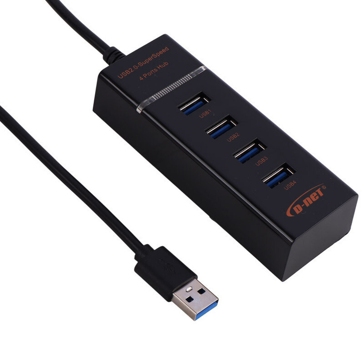 هاب 4 پورت USB 2.0 دی نت مدل DT-423