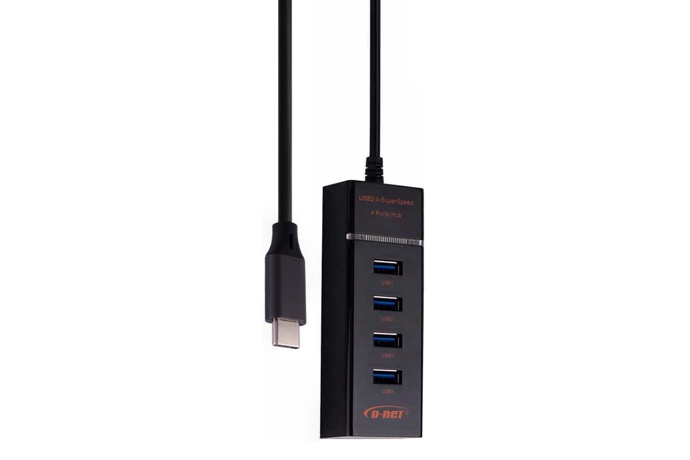 هاب 4 پورت USB 2.0 دی نت مدل DT-423 TYPE C
