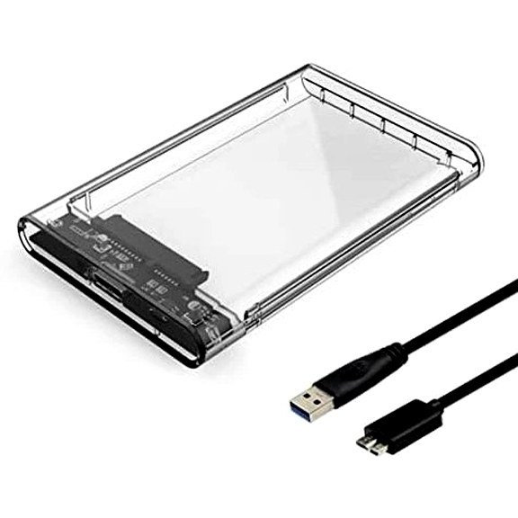 باکس هارد اکسترنال ۲.۵ اینچی دی نت مدل USB3.0 شفاف
