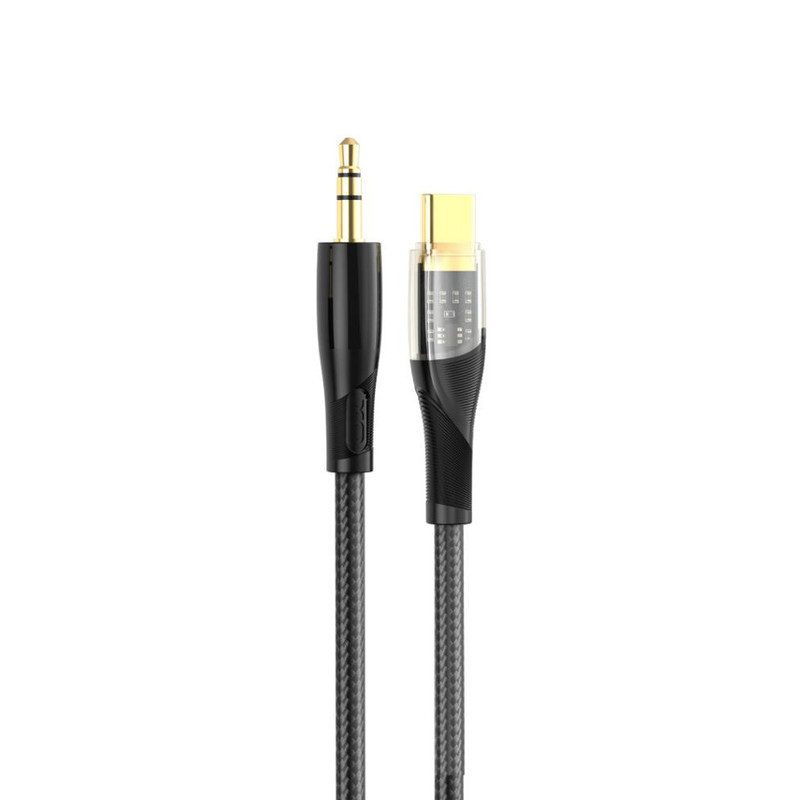 کابل تبدیل AUX به usb-c ایکس او مدلR241B طول 1 متر